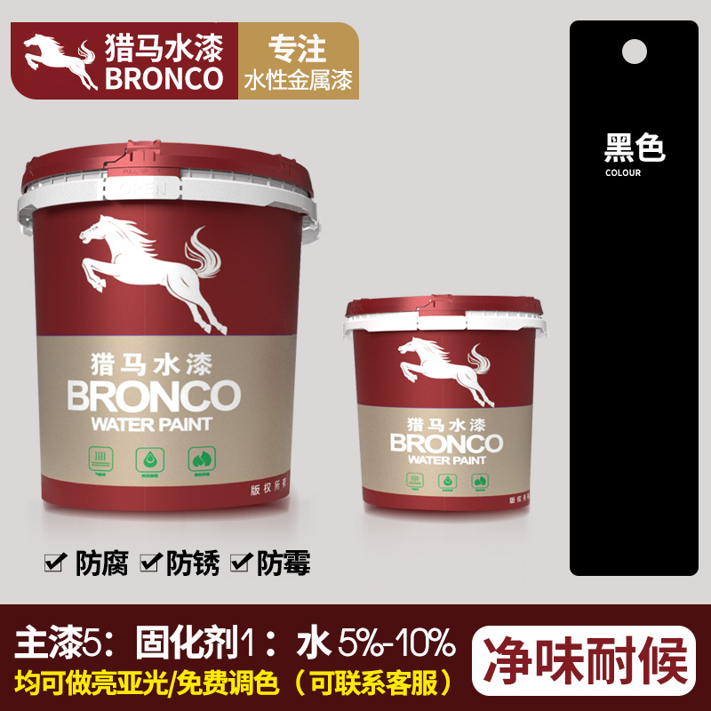 水性金属氟碳防腐面漆(黑色)
